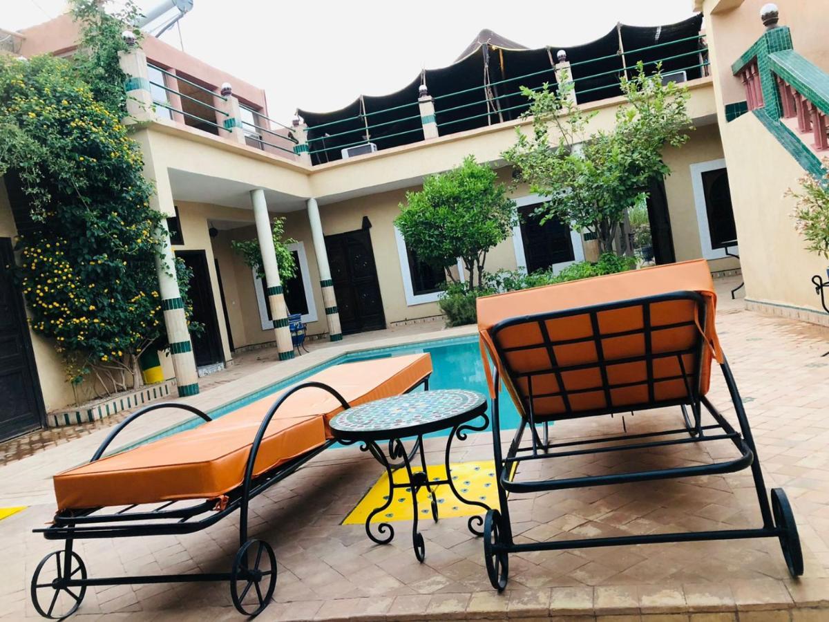 Riad Rime Garden Marrakech Lagouassem Exteriör bild