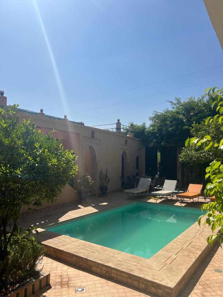 Riad Rime Garden Marrakech Lagouassem Exteriör bild
