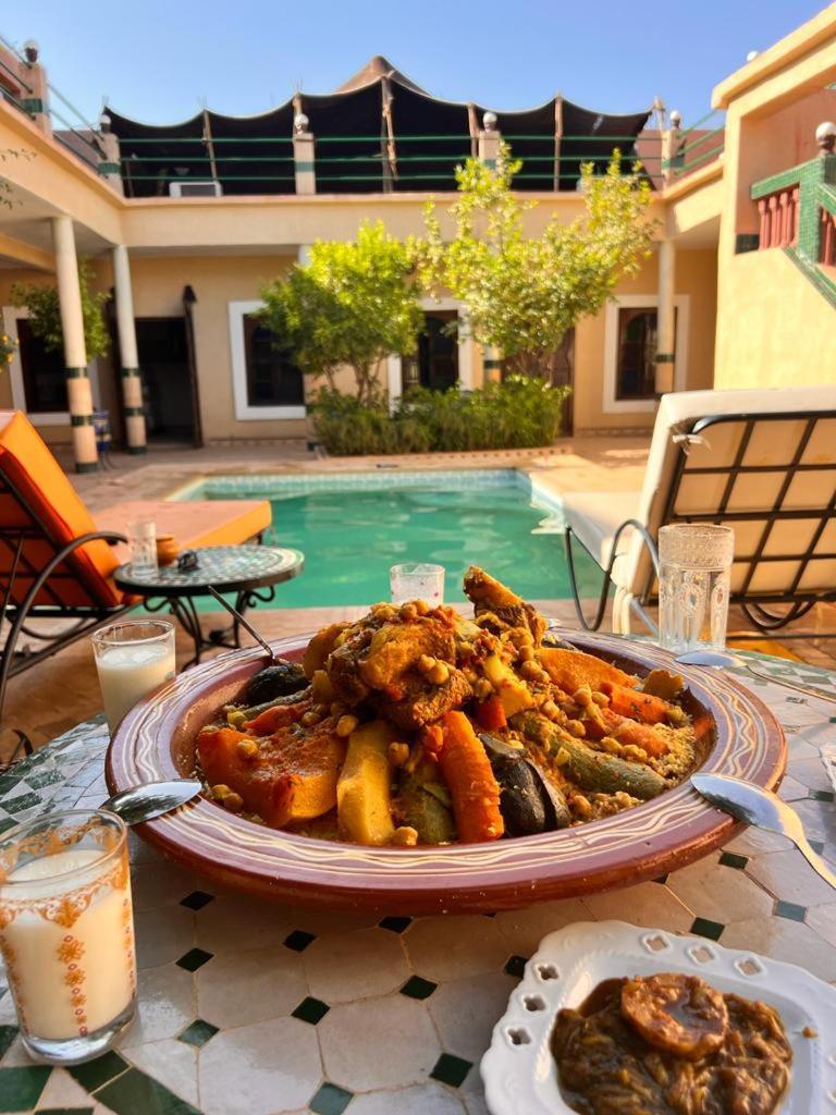 Riad Rime Garden Marrakech Lagouassem Exteriör bild